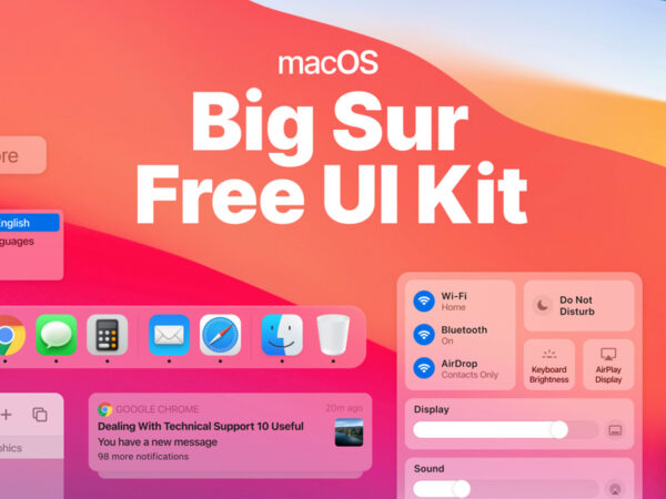 macOS Big Sur系统免费UI套件