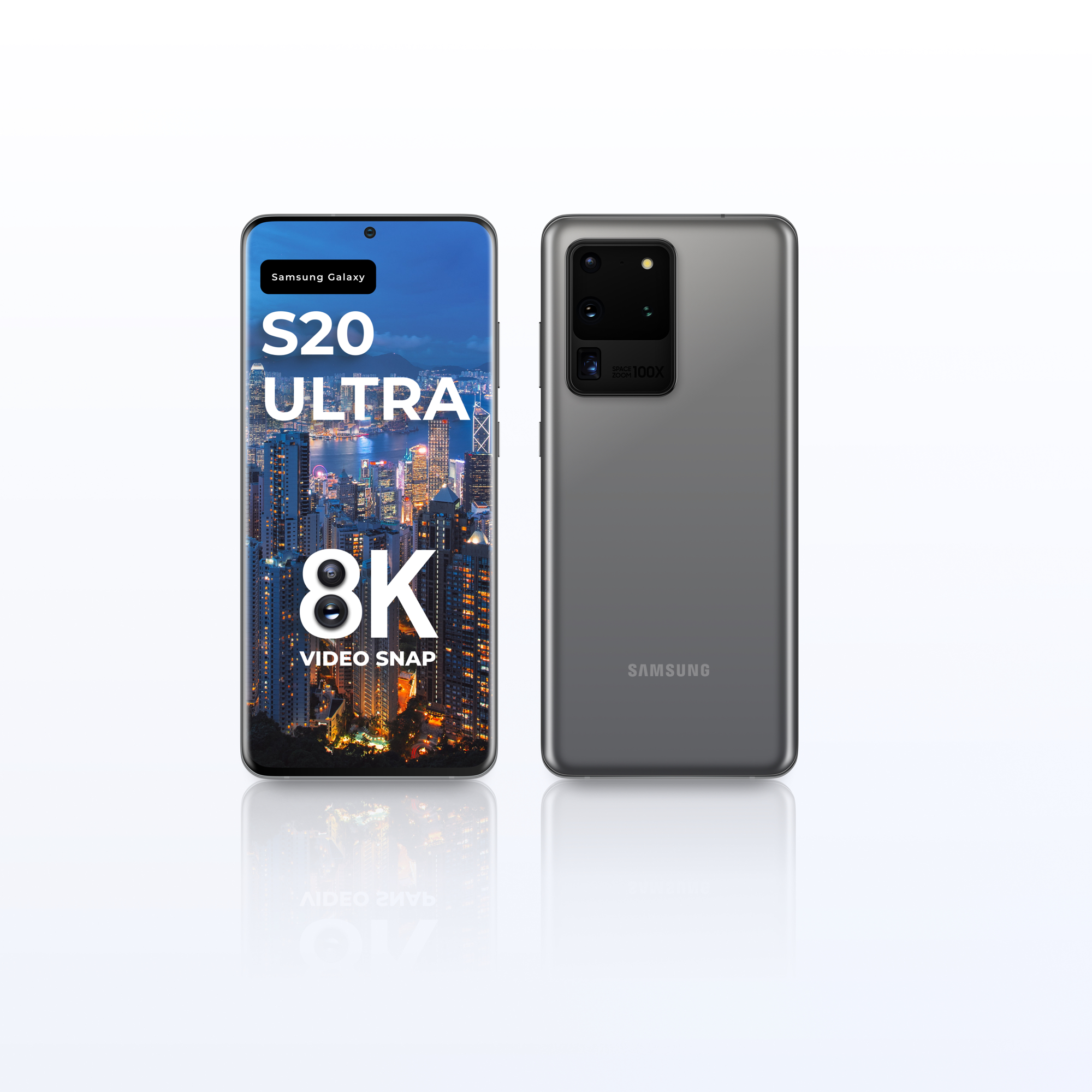 三星Galaxy S20 Ultra手机样机插图