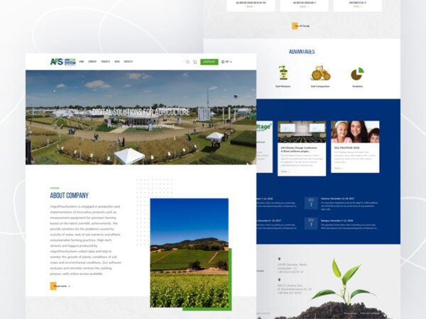 农业技术网站模板