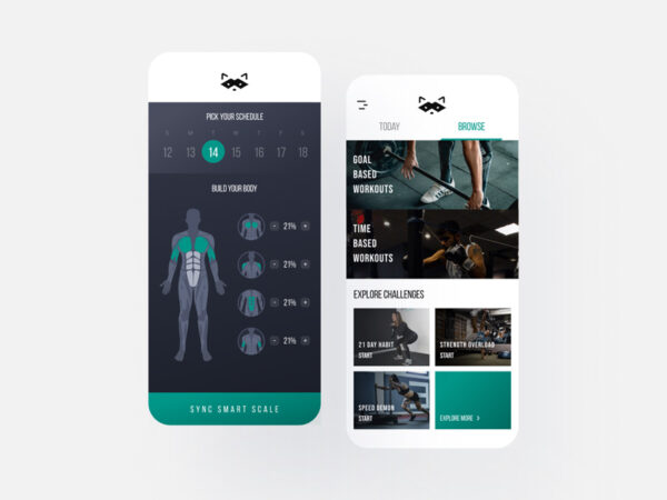 健身iOS应用程序概念