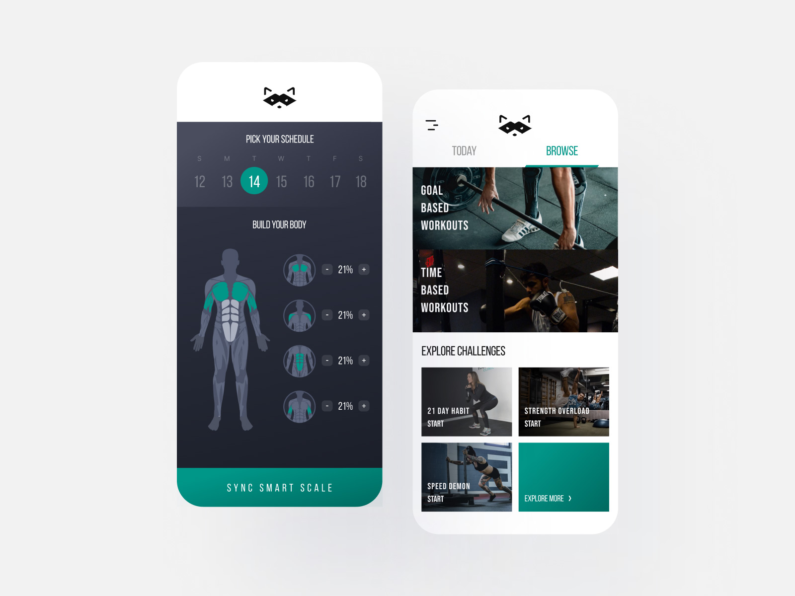 健身iOS应用程序概念插图
