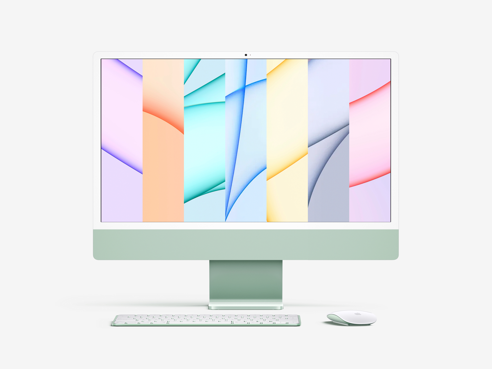 24英寸iMac电脑免费样机插图6