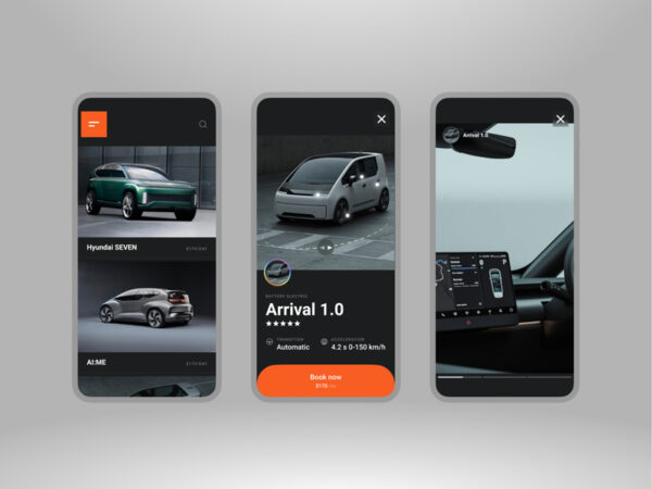 租车App应用程序界面设计模板